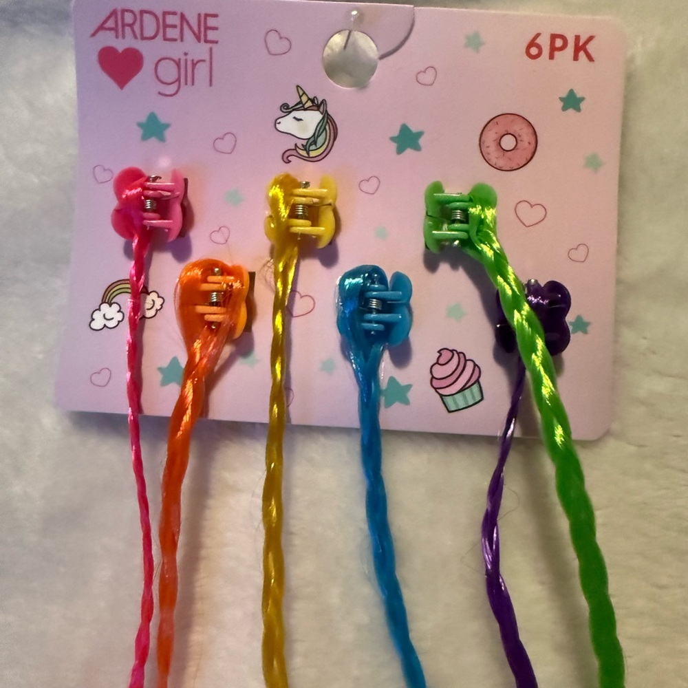 Colorful Hair Extensions Set - Picture 2 of 5